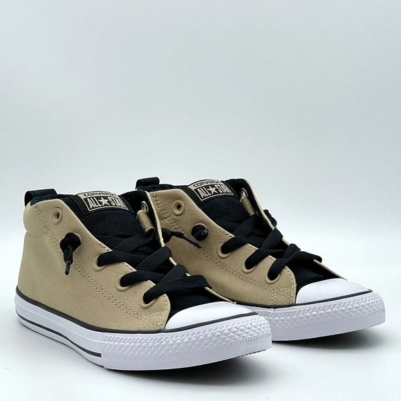 Converse Other - Converse Chuck Taylor All Star Street Mid Beige Big Kids Shoes 659968